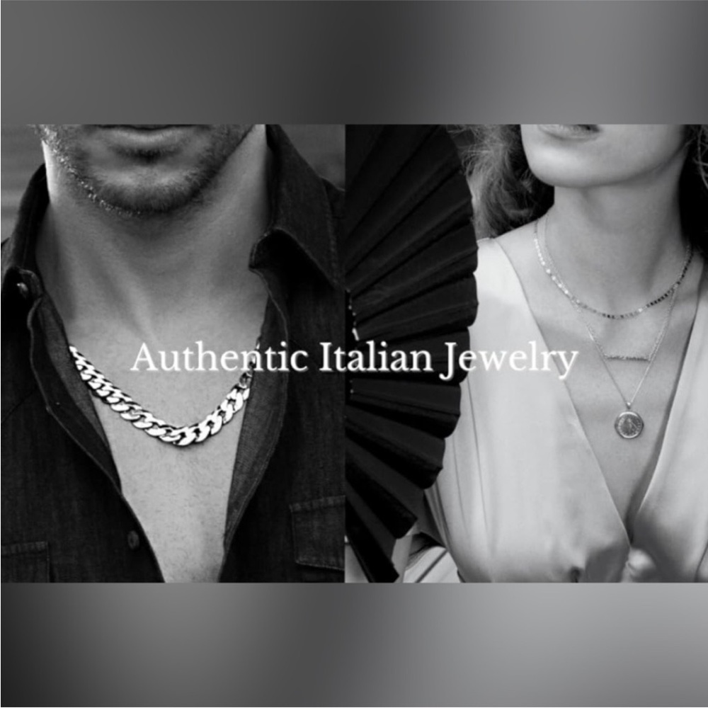 Italian 925 Sterling Silver Stunning Byzantine Chunky Necklace Handmade in Italy - Picture 9 of 11